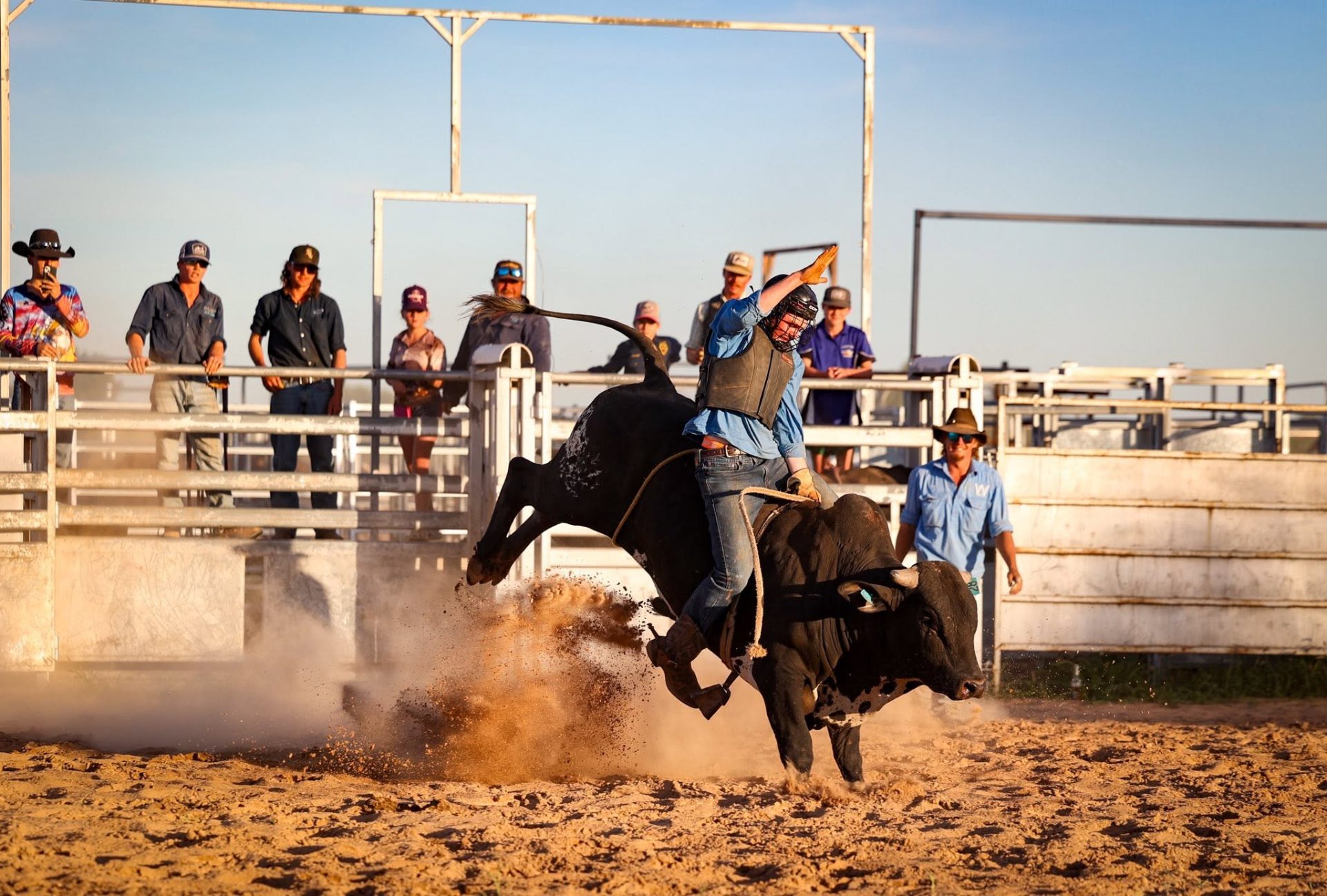 See you in the arena — Melton Rodeo Inc. rodeo action at Melton Arena, Alpha QLD